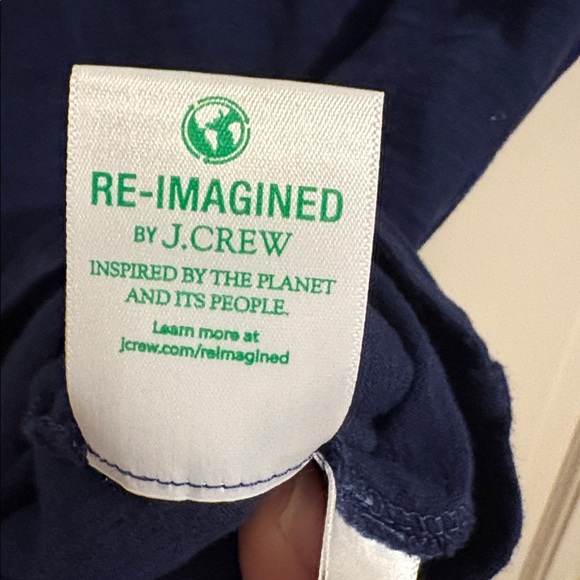 J. Crew Navy T-Shirt with White "SPORTS!" Graphic - Picture 4 of 4